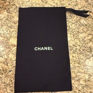 CHANEL Black Storage Bag Dust Bag Duster